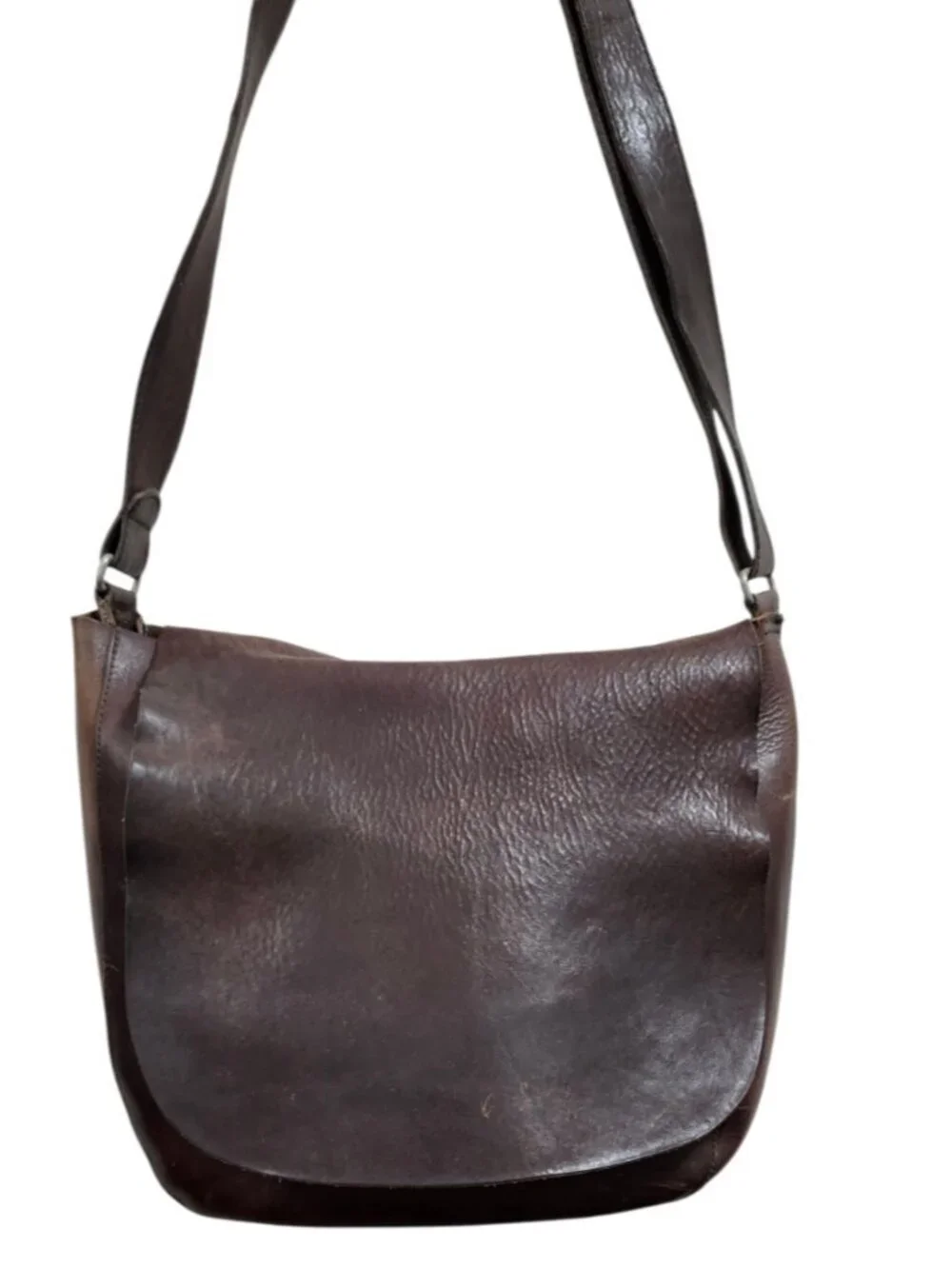m0851 Leather Crossbody Bag Brown Distressed Vintage Messenger Canada Unisex
